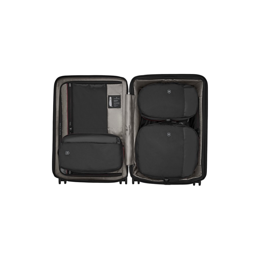 Victorinox - Set van 3 reisorganizers Travel Essentials, zwart