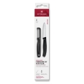 Victorinox - SWISS CLASSIC keukenmesset met dunschiller, zwart
