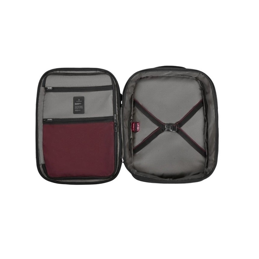 Victorinox - Uitbreidbare rugzak Crosslight Boarding 37 l zwart