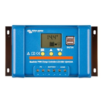 Victron Energy - Régulateur de charge solaire PWM 12/24V/20A