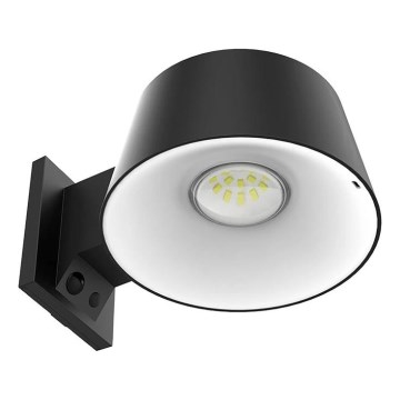 Viking - Applique murale solaire dimmable avec capteur LED/1W/3,7V IP44 4000K 2000 mAh