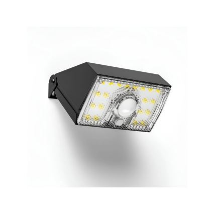 Viking - applique murale solaire LED avec détecteur LED/3,7V IP54 3000/4000K 2000 mAh