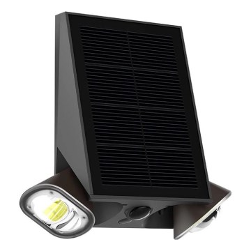 Viking - Applique murale solaire LED dimmable avec capteur LED/1,3W/3,7V IP44 4000K 2000 mAh