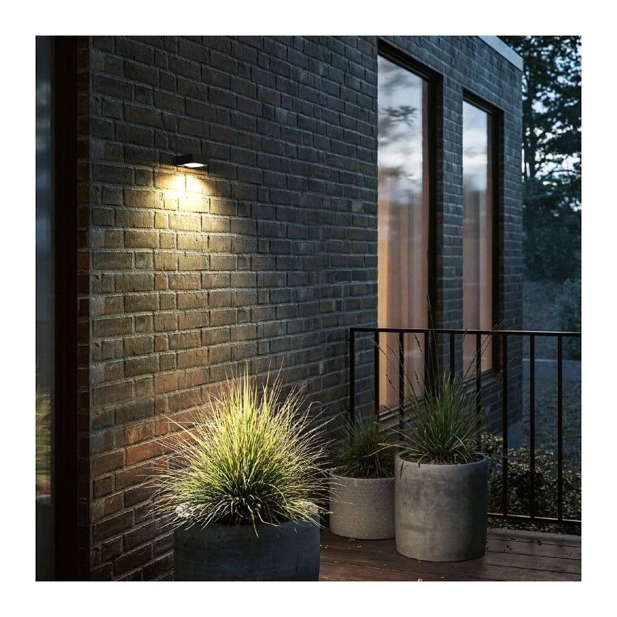 Viking - Applique murale solaire LED dimmable avec capteur LED/2W/3,7V IP65 4000K 2000 mAh