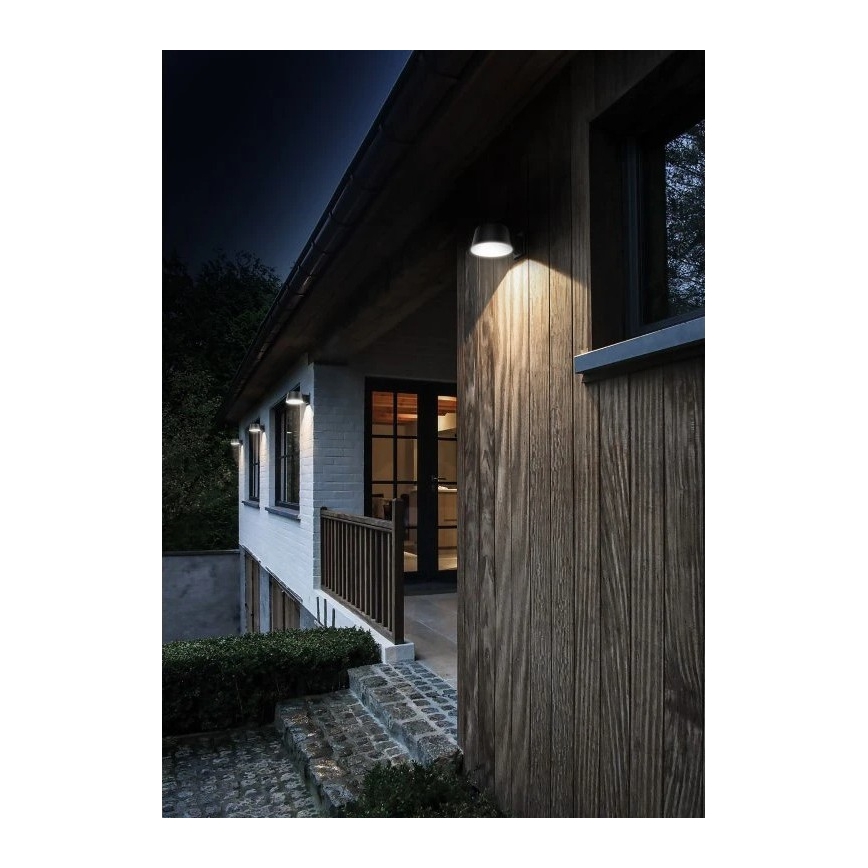 Viking - Applique murale solaire dimmable avec capteur LED/1W/3,7V IP44 4000K 2000 mAh