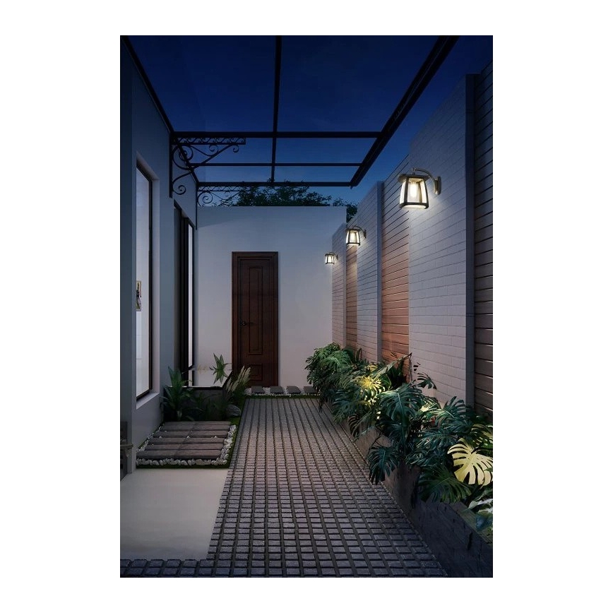 Viking - LED dimbare zonne-wandlamp LED/2W/3,7V IP54 4000K 2000 mAh