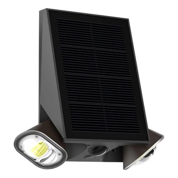 Viking - Dimbare LED zonne-muurlamp met sensor LED/1,3W/3,7V IP44 4000K 2000 mAh