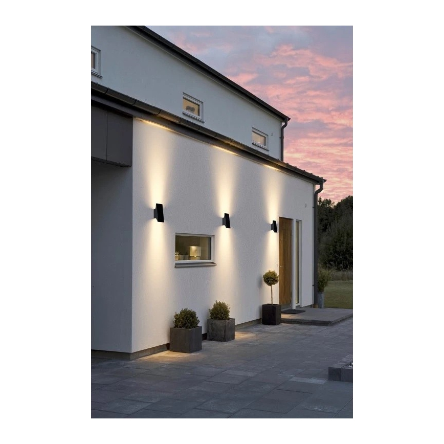 Viking - dimbare LED-wandlamp op zonne-energie LED/1,5W/3,7V IP65 4000K 2000 mAh