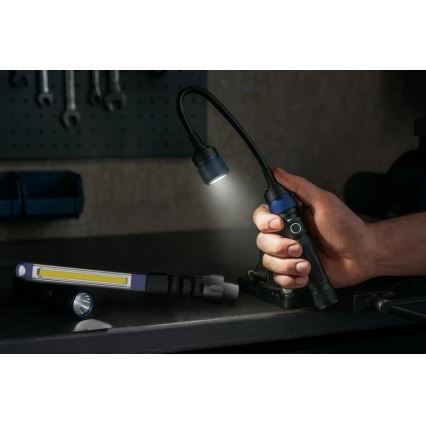 Viking - dimbare oplaadbare LED-zaklamp 3-in-1 LED/5V IPX4 380 lm 2200 mAh