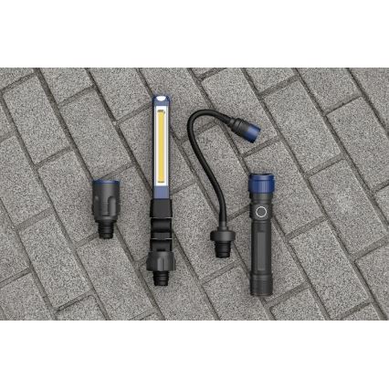 Viking - dimbare oplaadbare LED-zaklamp 3-in-1 LED/5V IPX4 380 lm 2200 mAh