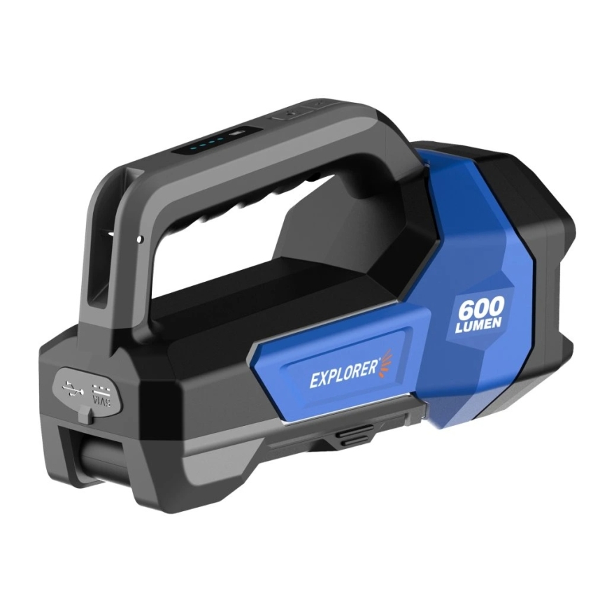 Viking - Lampe de poche LED rechargeable et dimmable LED/5V IPX4 1000 lm 8000 mAh