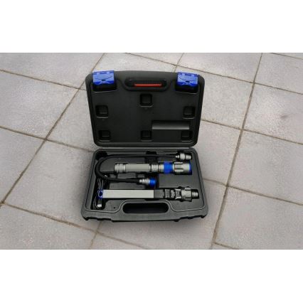 Viking - Lampe de poche rechargeable 3 en 1 LED/5V IPX4 380 lm 2200 mAh