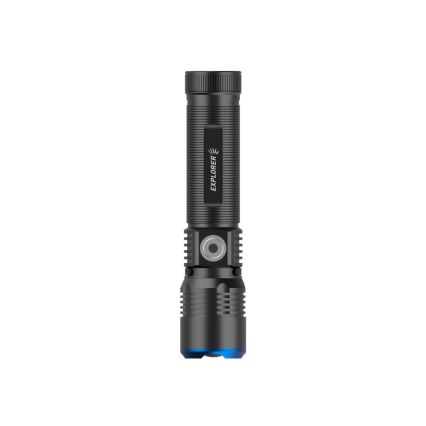 Viking - Lampe de poche rechargeable à LED à intensité réglable LED/5V IPX3 600 lm 2600 mAh