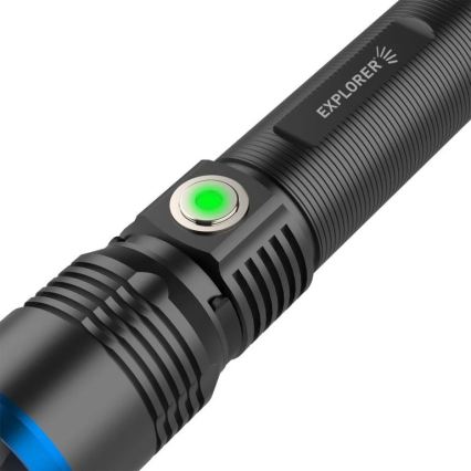 Viking - Lampe de poche rechargeable à LED à intensité réglable LED/5V IPX3 600 lm 2600 mAh