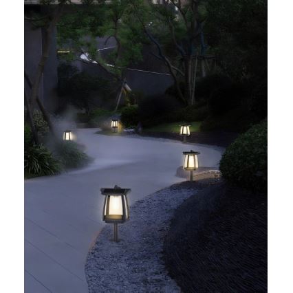 Viking - Lampe solaire LED avec capteur LED/2W/3,7V IP54 4000K 2000 mAh