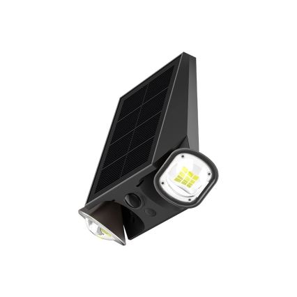 Viking - Dimbare flexibele LED-zonne-wandlamp met sensor, LED/1,3W/3,7V IP44 4000K 2000 mAh