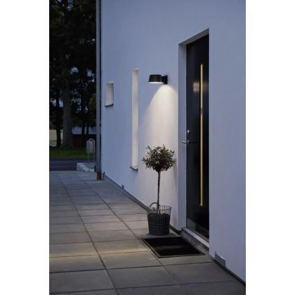 Viking - Dimbare LED-zonne-wandlamp met sensor LED/1W/3,7V IP44 4000K 2000 mAh