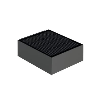 Viking - LED-dimbare zonne-wandlamp met sensor LED/2W/3,7V IP65 4000K 2000 mAh