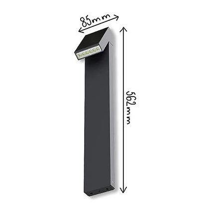 Viking - LED lampe solaire LED/1,4W/3,7V IP65 3000K