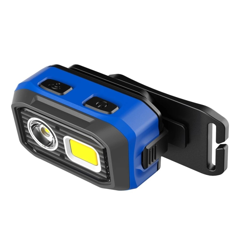 Viking - LED dimbare oplaadbare hoofdlamp met sensor LED/5V IPX4 400 lm 3xAAA/1000 mAh