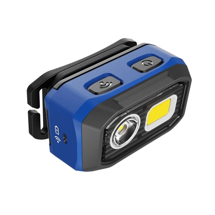 Viking - LED dimbare oplaadbare hoofdlamp met sensor LED/5V IPX4 400 lm 3xAAA/1000 mAh