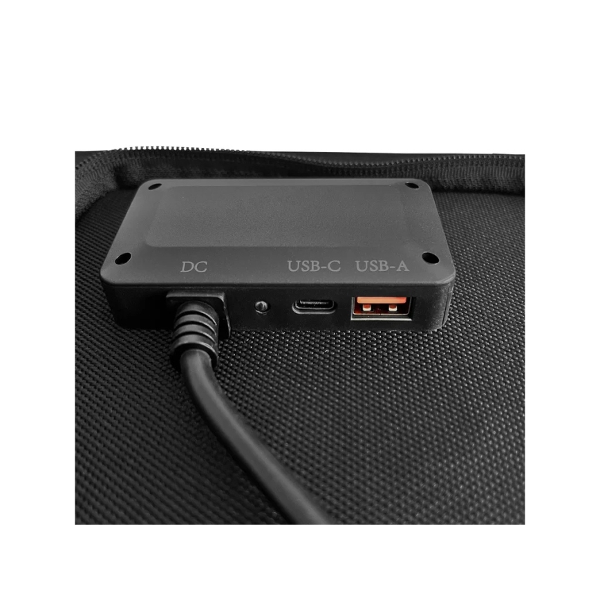 Viking - panneau solaire USB Power Delivery 60W/20V IPX4 noir