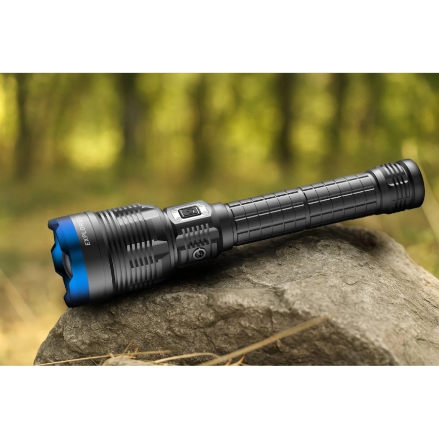 Viking - Torche LED rechargeable à intensité réglable LED/5V IPX4 8000 lm 5000 mAh