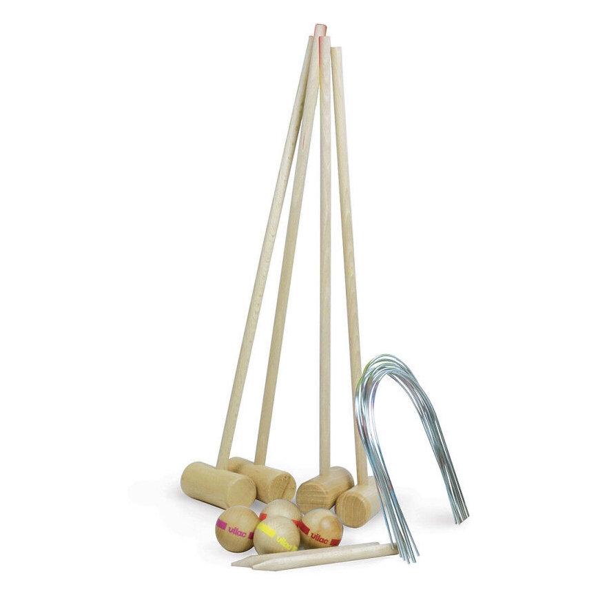 Vilac - Croquet pour 4 joueurs avec sac