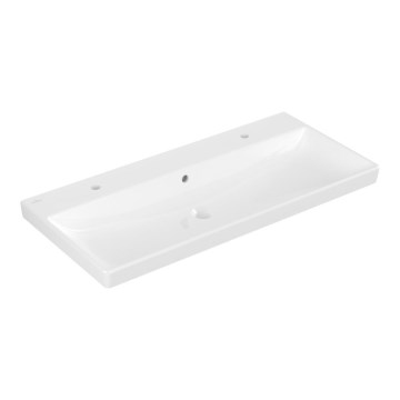 Villeroy & Boch 4156A401 - Lavabo mural AVENTO 100x47 cm céramique/blanc