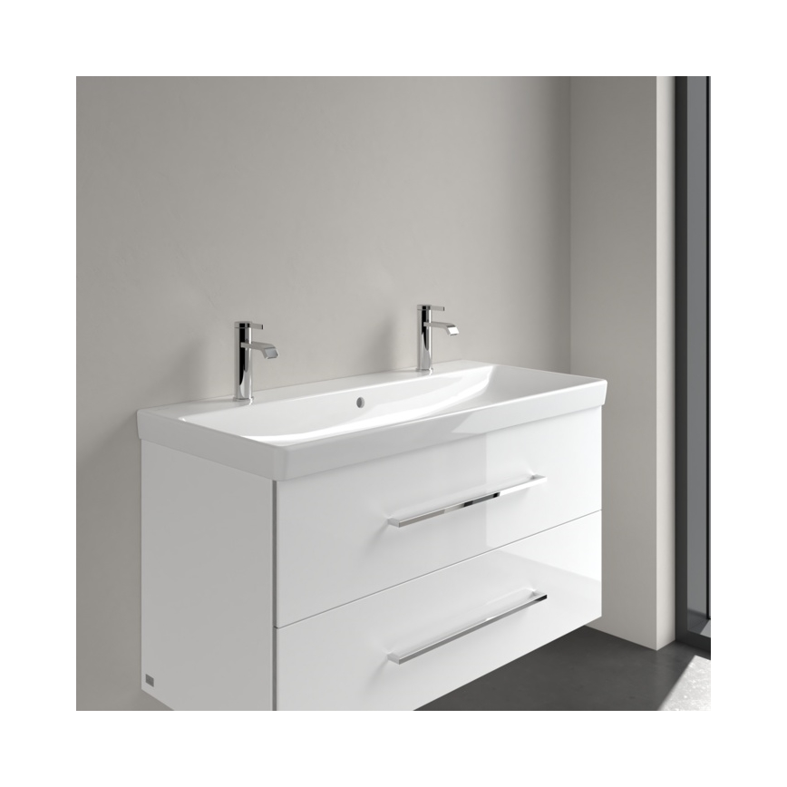 Villeroy & Boch 4156A401 - Lavabo mural AVENTO 100x47 cm céramique/blanc