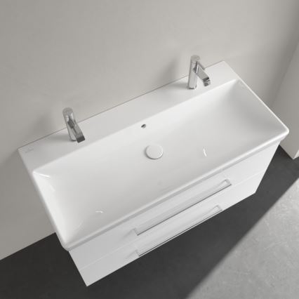 Villeroy & Boch 4156A401 - Lavabo mural AVENTO 100x47 cm céramique/blanc