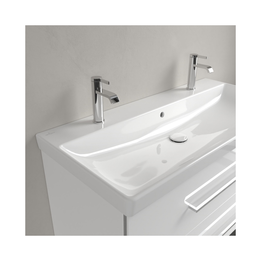 Villeroy & Boch 4156A401 - Lavabo mural AVENTO 100x47 cm céramique/blanc