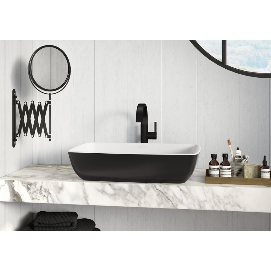 Villeroy & Boch 417258BCT8 - Vasque à poser ARTIS 58 x 38,5 cm en céramique, noir