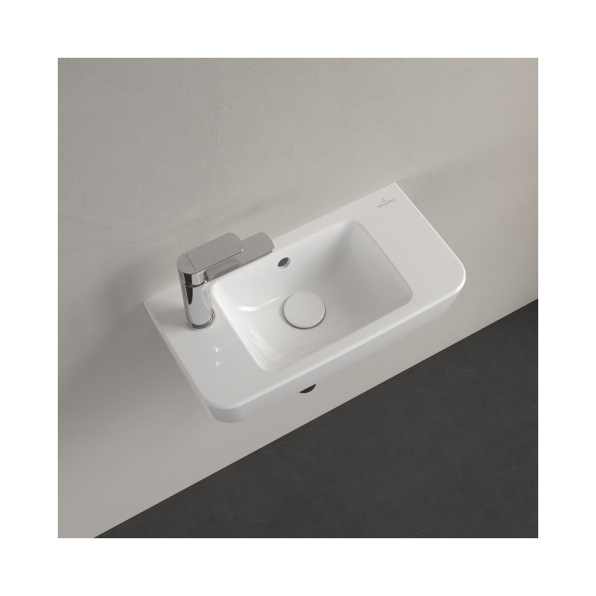 Villeroy & Boch 4342L501 - Lavabo suspendu O.NOVO 50x25 cm céramique/blanc