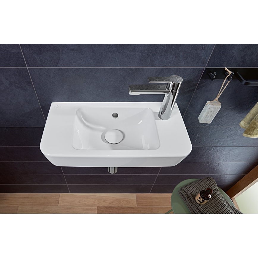 Villeroy & Boch 4342R501 - Lavabo suspendu O.NOVO 50x25 cm céramique/blanc