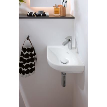 Villeroy & Boch 43714601 - Lavabo d'angle suspendu SUBWAY 3.0 32x32 cm céramique/blanc