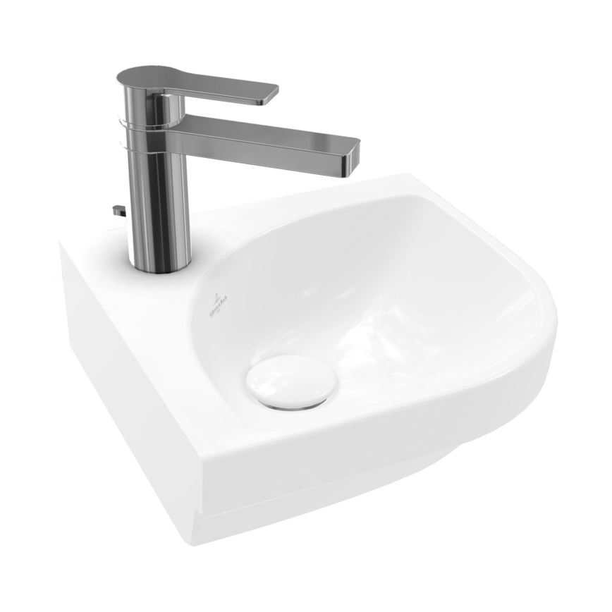 Villeroy & Boch 43714601 - Lavabo d'angle suspendu SUBWAY 3.0 32x32 cm céramique/blanc