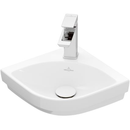 Villeroy & Boch 43714601 - Lavabo d'angle suspendu SUBWAY 3.0 32x32 cm céramique/blanc