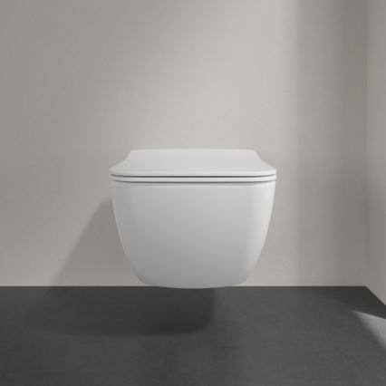 Villeroy & Boch 4611RSR1 - WC suspendu avec abattant SoftClose VENTICELLO céramique/blanc