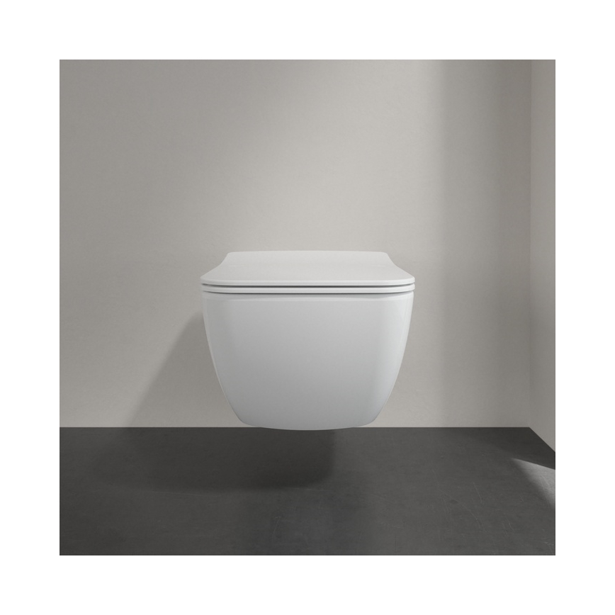 Villeroy & Boch 4611RSR1 - WC suspendu avec abattant SoftClose VENTICELLO céramique/blanc