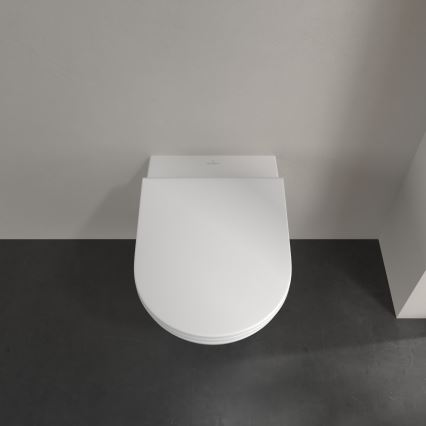 Villeroy & Boch 4670T901 - WC suspendu avec abattant SoftClose SUBWAY 3.0 céramique/blanc