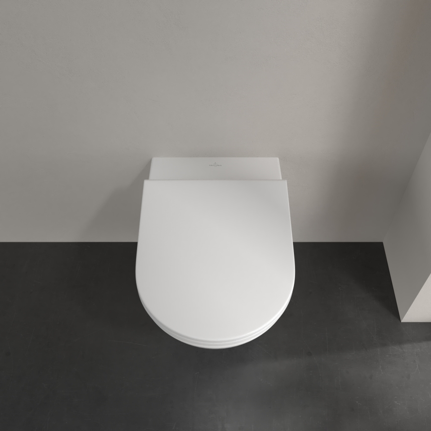 Villeroy & Boch 4670T901 - WC suspendu avec abattant SoftClose SUBWAY 3.0 céramique/blanc