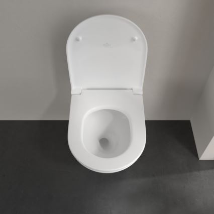 Villeroy & Boch 4670T901 - WC suspendu avec abattant SoftClose SUBWAY 3.0 céramique/blanc