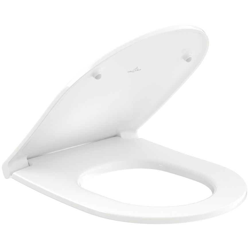 Villeroy & Boch 4670T9R1 - WC suspendu SUBWAY 3.0 en céramique avec abattant à fermeture douce SoftClose, blanc