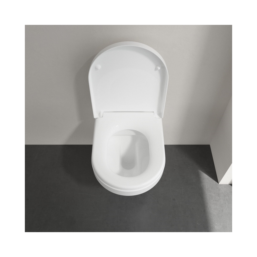 Villeroy & Boch 4694HR01 - WC suspendu avec abattant SoftClose ARCHITECTURA céramique/blanc