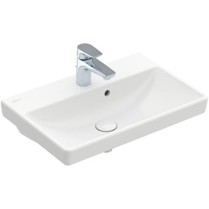 Villeroy & Boch 4A005501 - Lavabo mural AVENTO 55x37 cm céramique/blanc