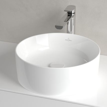 Villeroy & Boch 4A184001 - Lavabo à poser COLLARO Ø 40 cm céramique/blanc