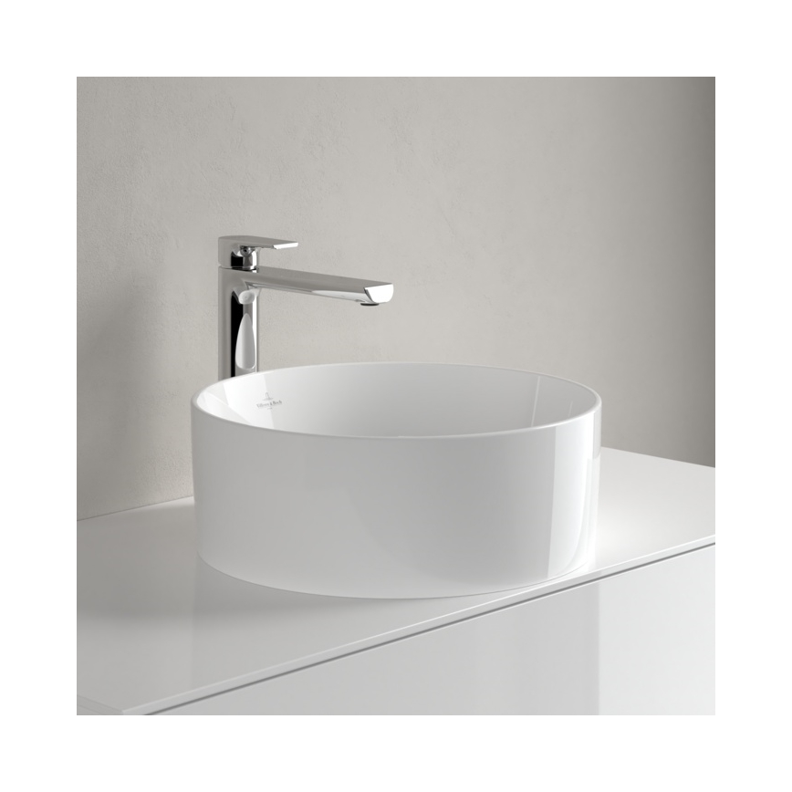 Villeroy & Boch 4A184001 - Opzetwastafel COLLARO Ø 40 cm, keramiek/wit