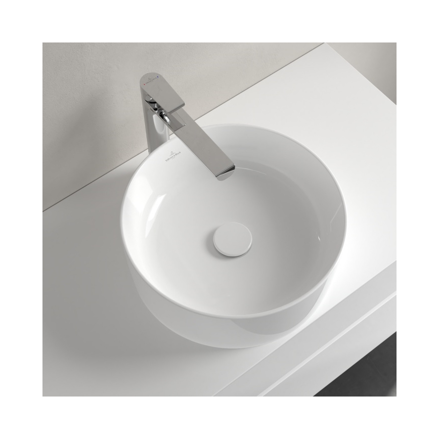 Villeroy & Boch 4A184001 - Opzetwastafel COLLARO Ø 40 cm, keramiek/wit