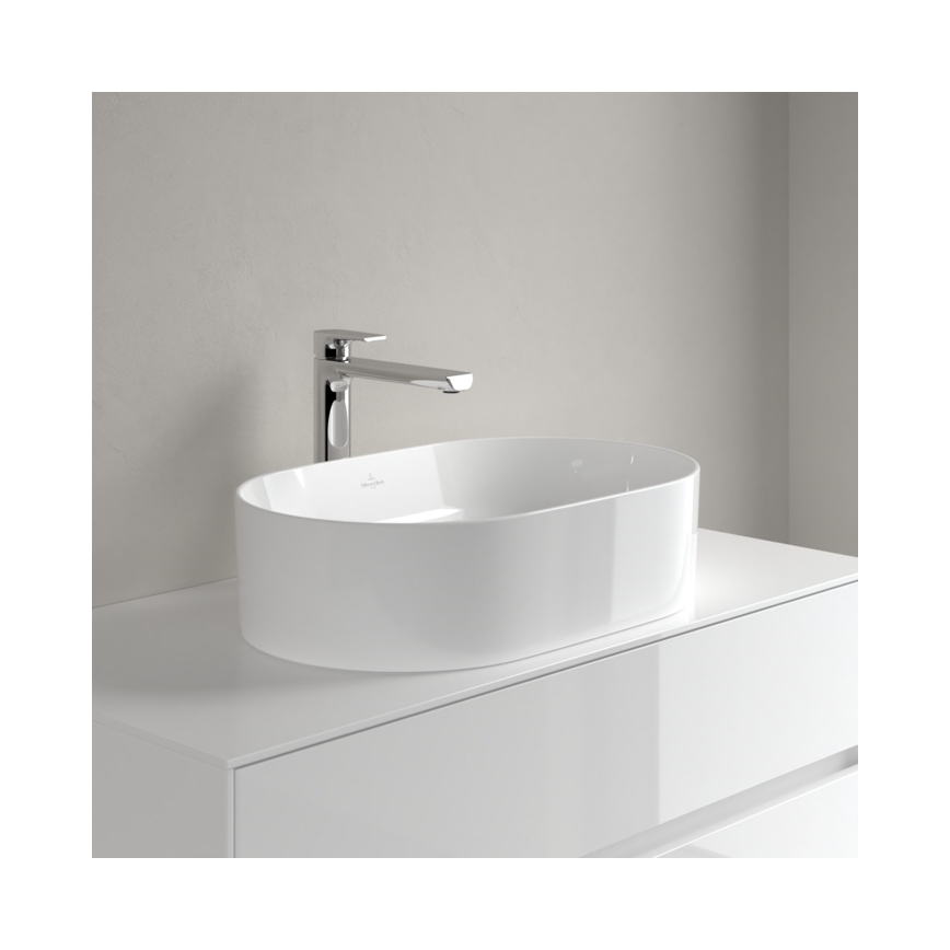 Villeroy & Boch 4A195601 - Opzetwastafel COLLARO 56x36 cm keramiek/wit